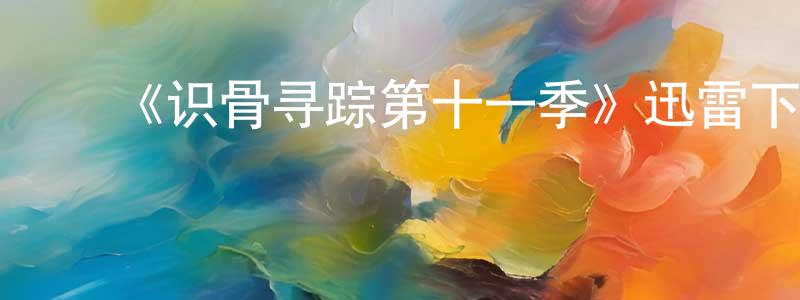 曹孝林发布《识骨寻踪第十一季》迅雷下载/在线观看-犯罪历史-美剧天堂